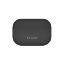 Ultratenké silikonové pouzdro FIXED Silky pro Apple AirPods Pro 3, černé