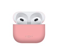 FIXED Ultratenké silikonové pouzdro Silky pro Apple Airpods 3, růžové