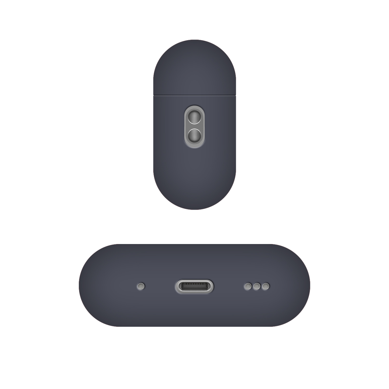 FIXED Ultratenké silikonové pouzdro Silky pro Apple AirPods Pro 2/Pro 2 (USB-C), modré