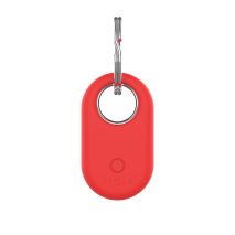 FIXED Silikonové pouzdro Silky pro Samsung SmartTag2, červené