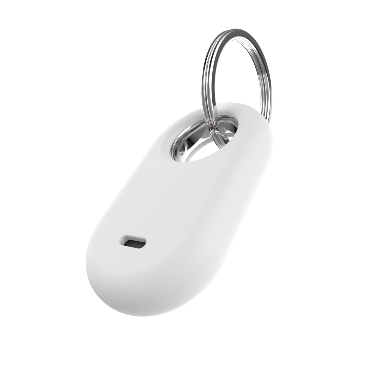 FIXED Silikonové pouzdro Silky pro Samsung SmartTag2, bílé