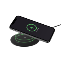 FIXED Podložka pro rychlé bezdrátové nabíjení telefonu SlimPad, 15W, černá