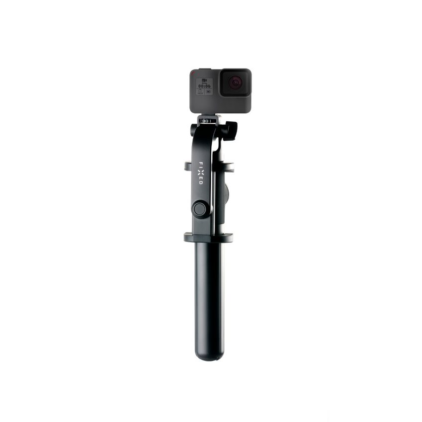 FIXED Selfie stick s tripodem Snap a bezdrátovou spouští, 1/4" závit, černý