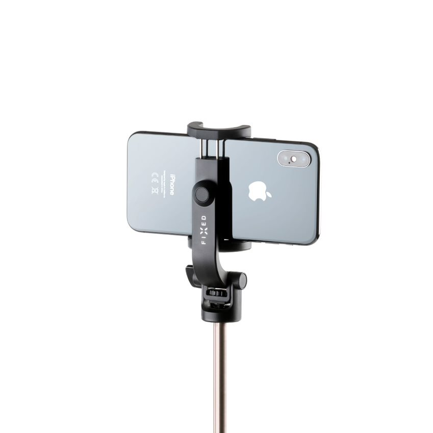 FIXED Selfie stick s tripodem Snap a bezdrátovou spouští, 1/4" závit, černý