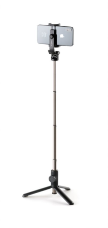 FIXED Selfie stick s tripodem Snap a bezdrátovou spouští, 1/4" závit, černý