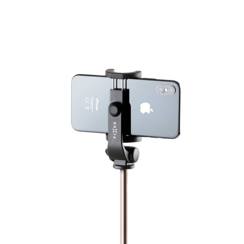 FIXED Selfie stick s tripodem Snap Lite a bezdrátovou spouští, černý