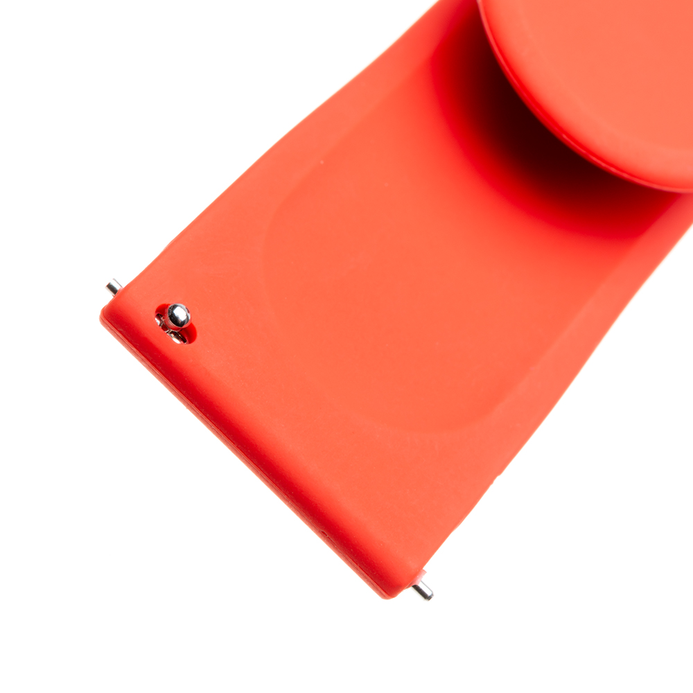 FIXED Silikonový řemínek Silicone Strap s Quick Release 20mm pro smartwatch, červený