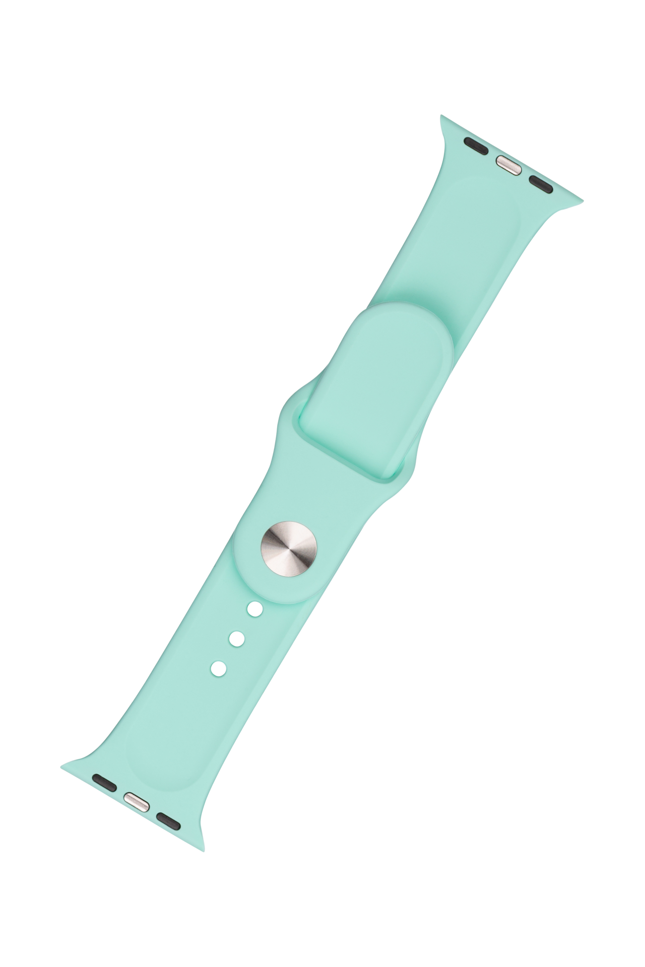 FIXED Set silikonových řemínků Silicone Strap pro Apple Watch 42/44/45/46/49mm, sytě zelený