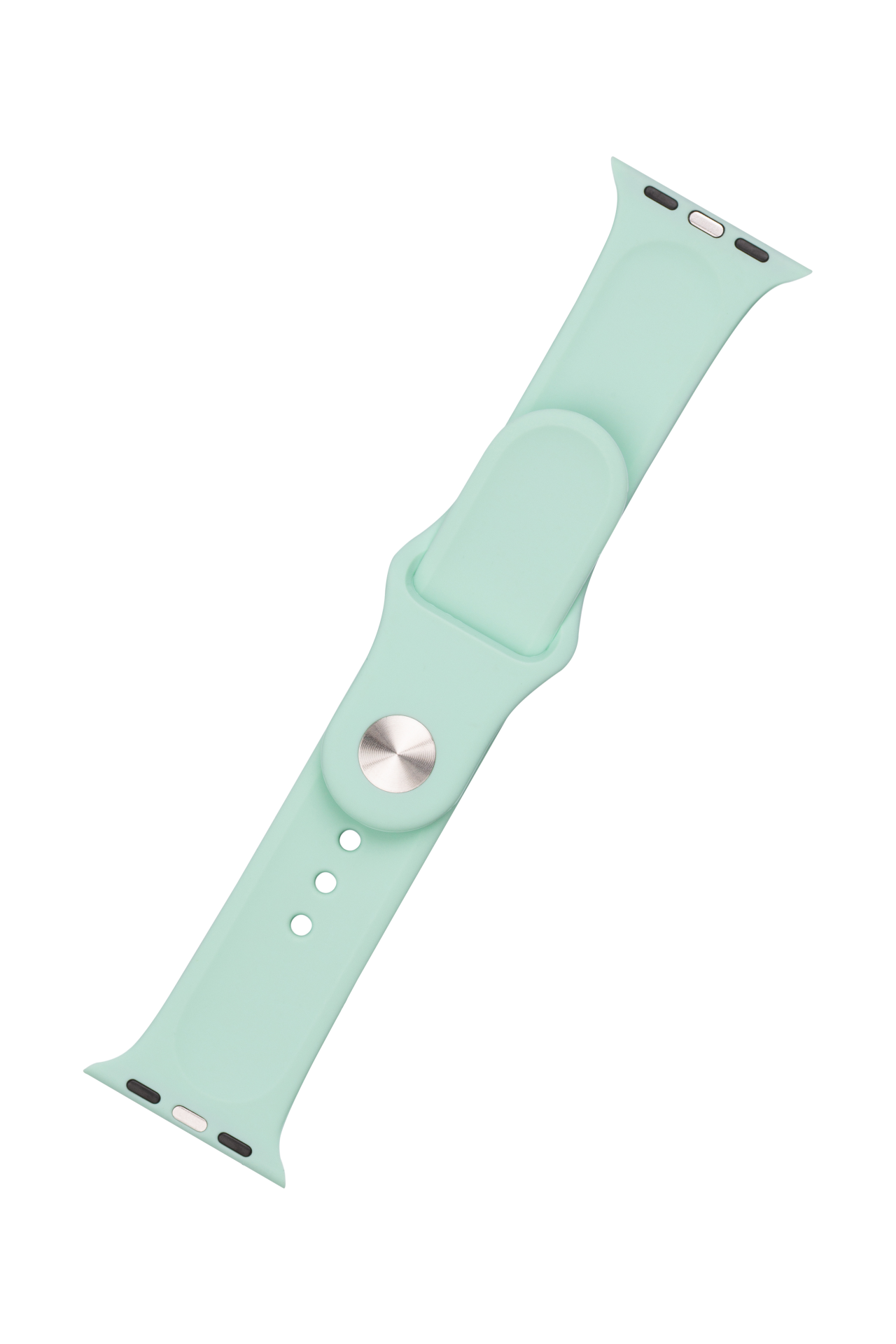 FIXED Set silikonových řemínků Silicone Strap pro Apple Watch 42/44/45/46/49mm, světlě zelený