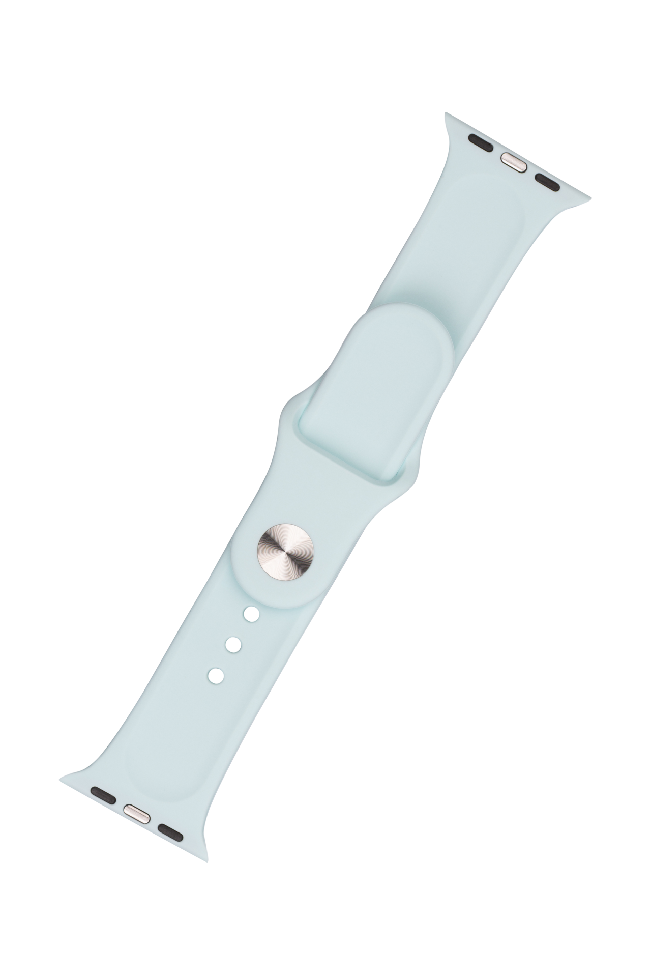 FIXED Set silikonových řemínků Silicone Strap pro Apple Watch 42/44/45/46/49mm, světle tyrkysový