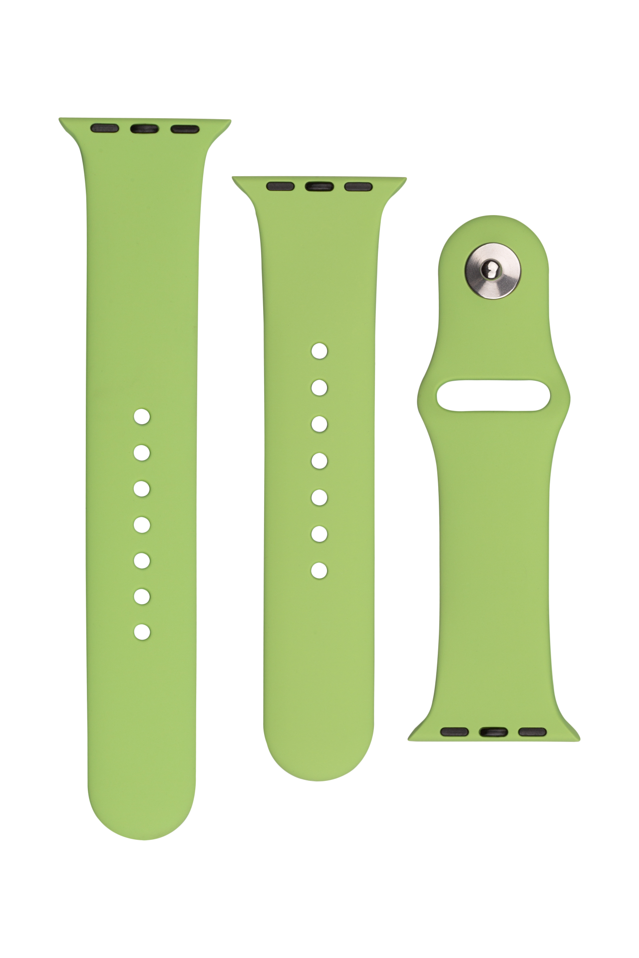 FIXED Set silikonových řemínků Silicone Strap pro Apple Watch 42/44/45/46/49mm, mentolový