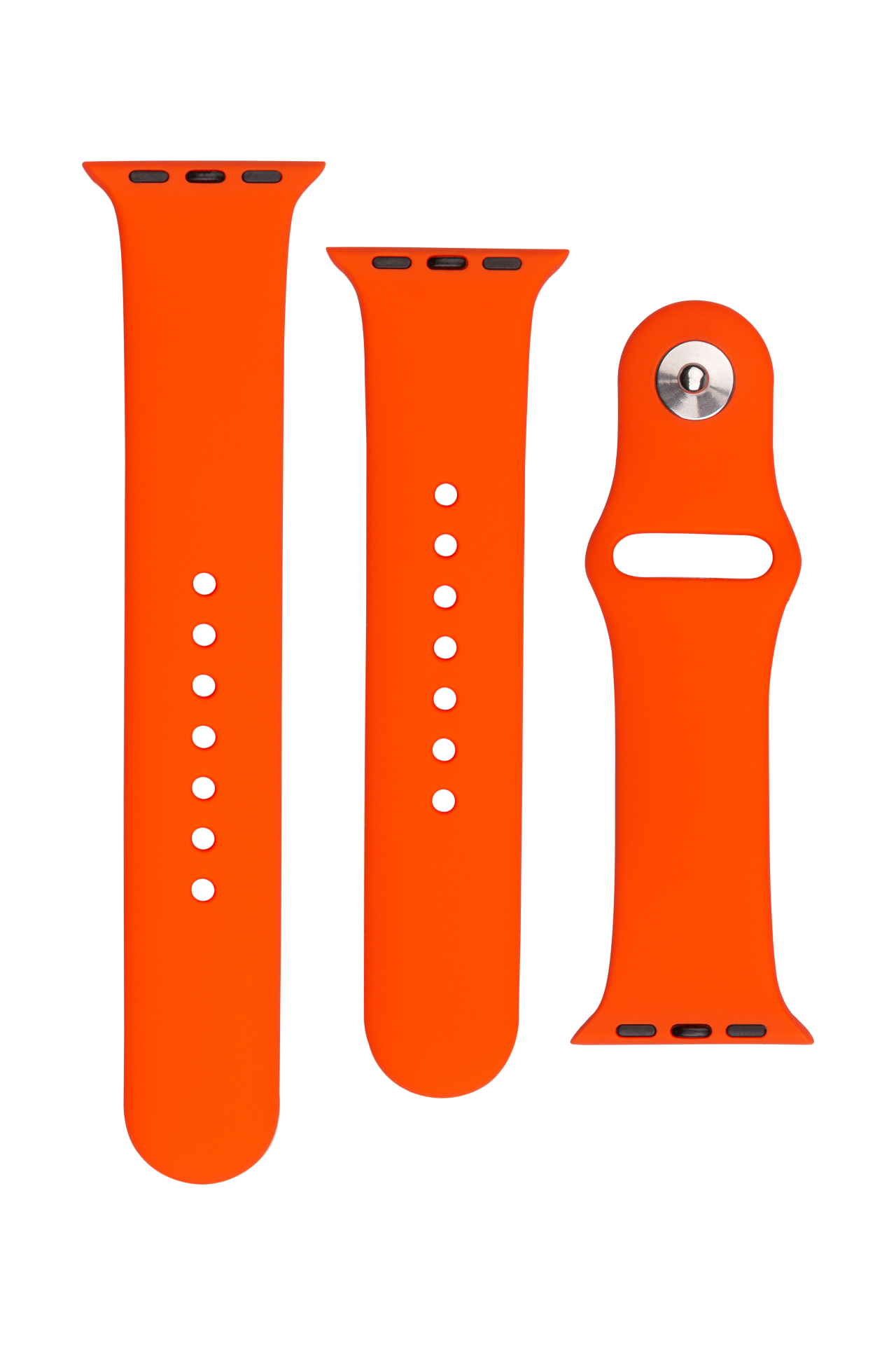 FIXED Set silikonových řemínků Silicone Strap pro Apple Watch 38/40/41mm, meruňkový