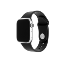 FIXED Set silikonových řemínků Silicone Strap pro Apple Watch 38/40/41mm, černý
