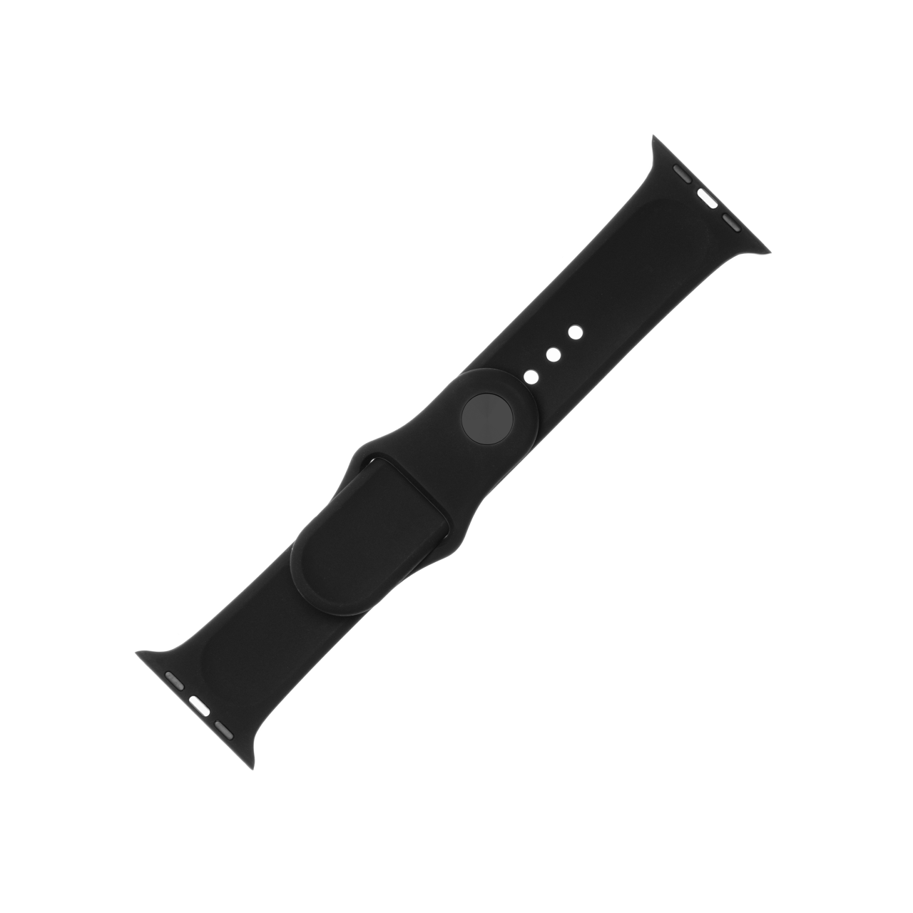 FIXED Set silikonových řemínků Silicone Strap pro Apple Watch 38/40/41mm, černý