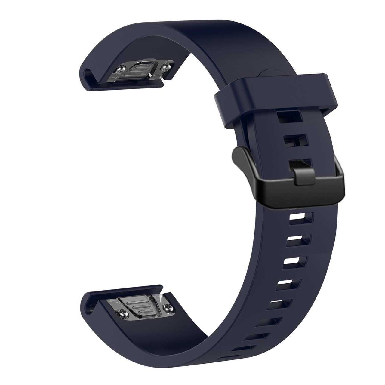 FIXED Silikonový řemínek Silicone Strap pro Garmin QuickFit 20mm, modrý