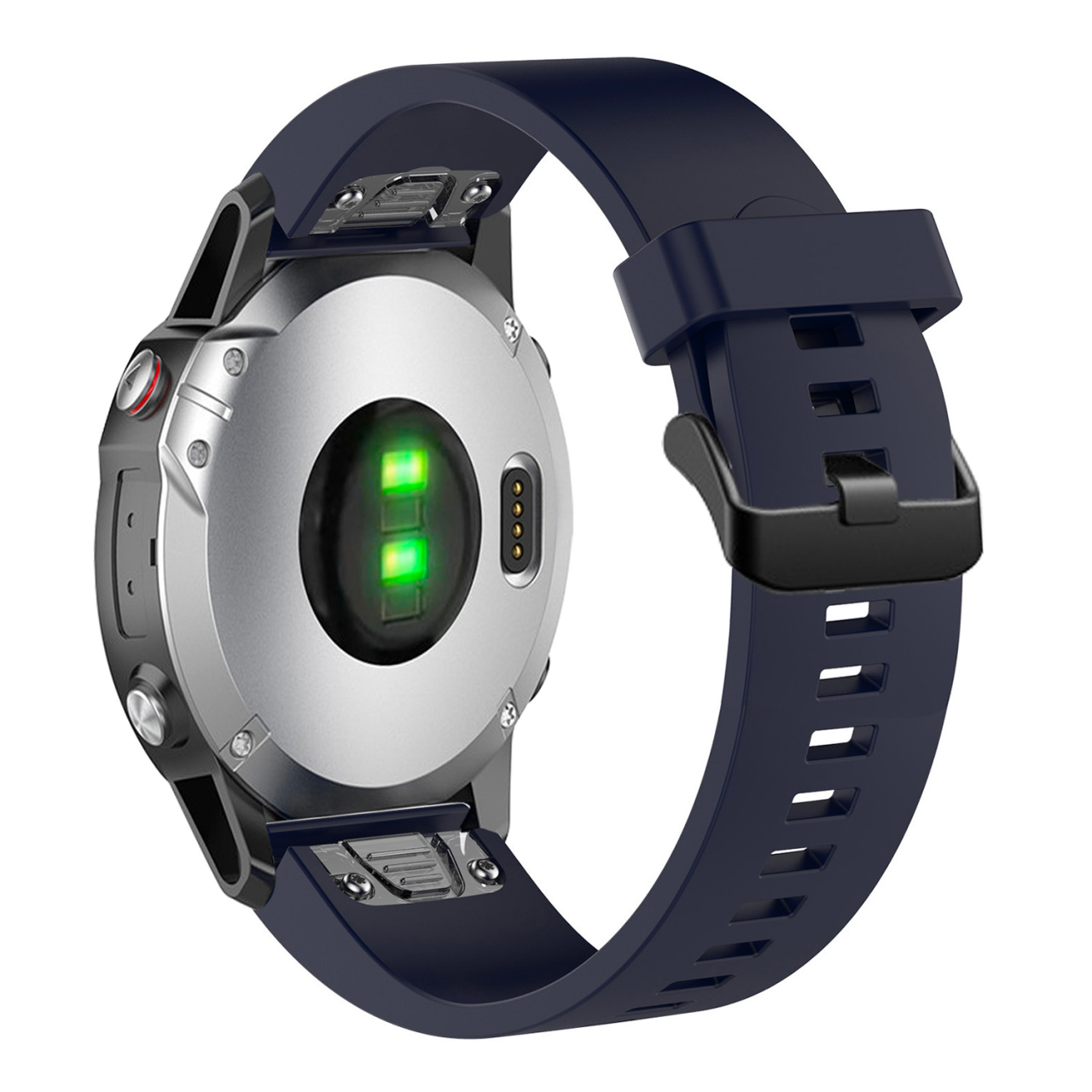 FIXED Silikonový řemínek Silicone Strap pro Garmin QuickFit 20mm, modrý