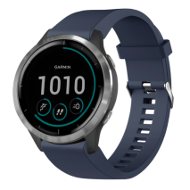 FIXED Silikonový řemínek Silicone Strap pro Garmin QuickFit 20mm, modrý