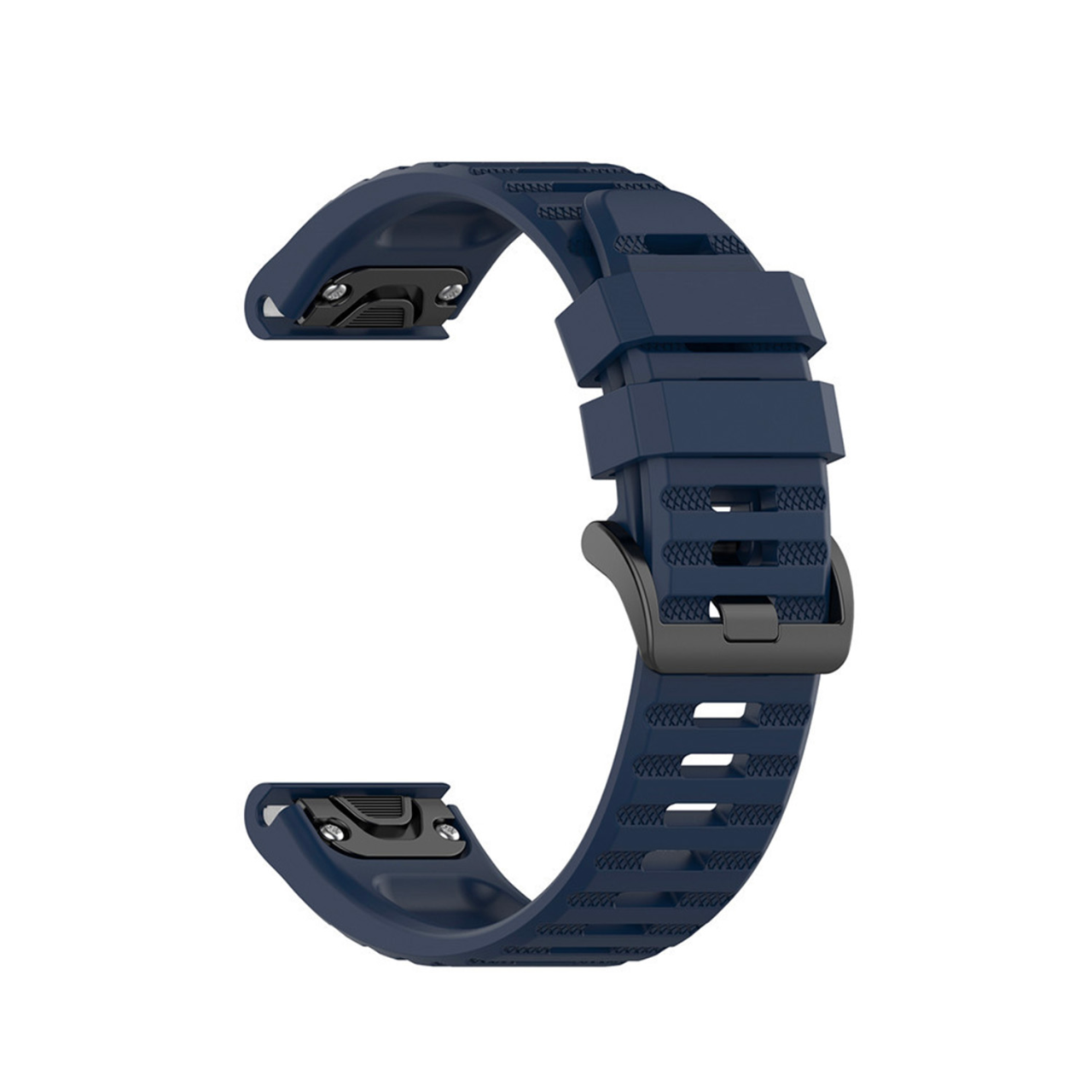 FIXED Silikonový řemínek Silicone Strap pro Garmin QuickFit 22mm, modrý