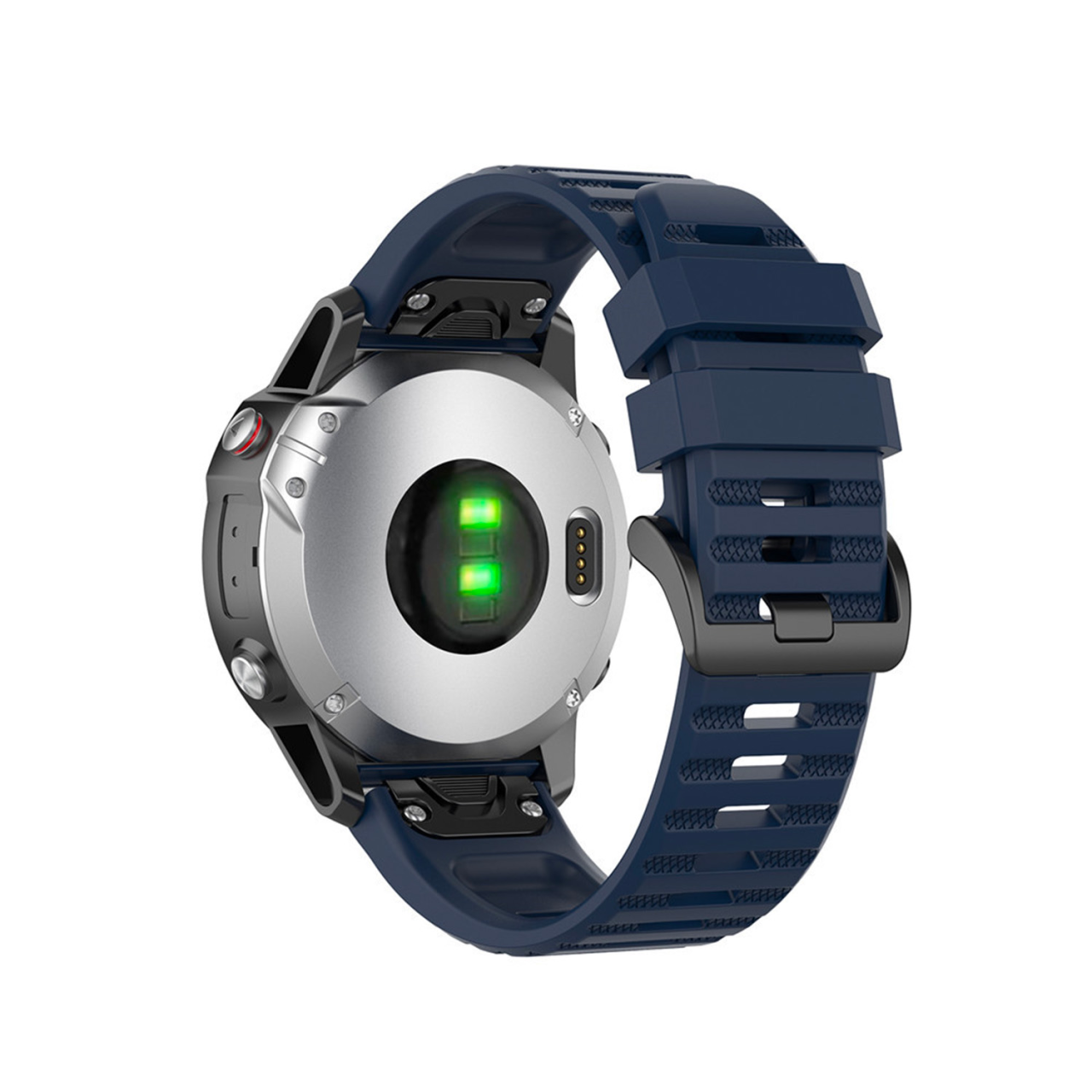 FIXED Silikonový řemínek Silicone Strap pro Garmin QuickFit 22mm, modrý