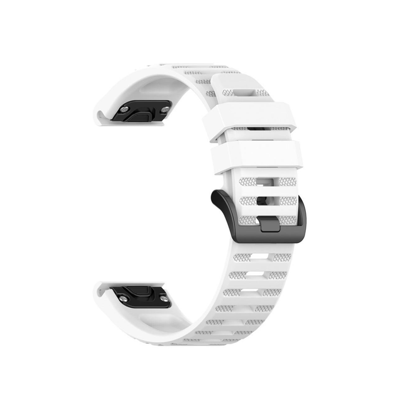 FIXED Silikonový řemínek Silicone Strap pro Garmin QuickFit 22mm, bílý
