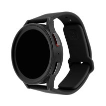 FIXED Set silikonových řemínků Silicone Sporty Strap s Quick Release 20mm pro smartwatch, černý