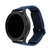 FIXED Set silikonových řemínků Silicone Sporty Strap s Quick Release 20mm pro smartwatch, modrý