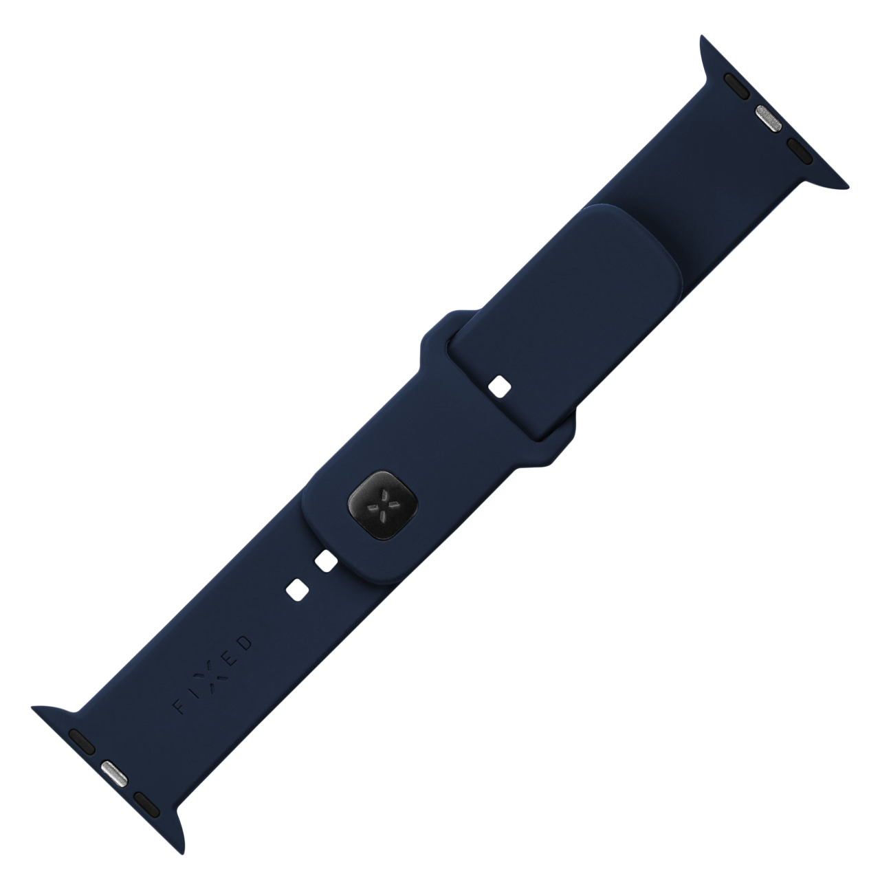 FIXED Set silikonových řemínků Silicone Sporty Strap pro Apple Watch 42/44/45/46mm, modrý