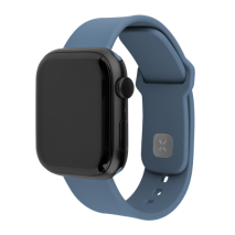 FIXED Set silikonových řemínků Silicone Sporty Strap pro Apple Watch 42/44/45/46mm, zelenomodrý
