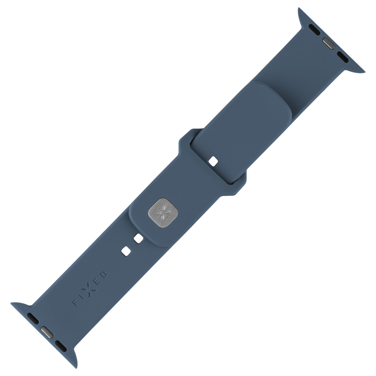 FIXED Set silikonových řemínků Silicone Sporty Strap pro Apple Watch 38/40/41mm, zelenomodrý