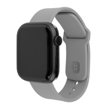 FIXED Set silikonových řemínků Silicone Sporty Strap pro Apple Watch 38/40/41mm, světle šedý