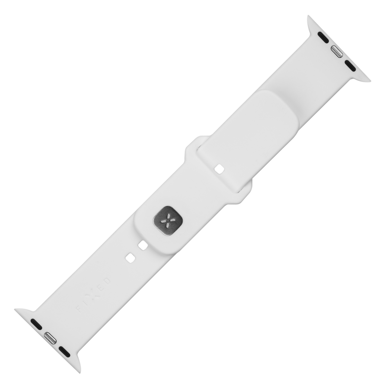 FIXED Set silikonových řemínků Silicone Sporty Strap pro Apple Watch 38/40/41mm, bílý