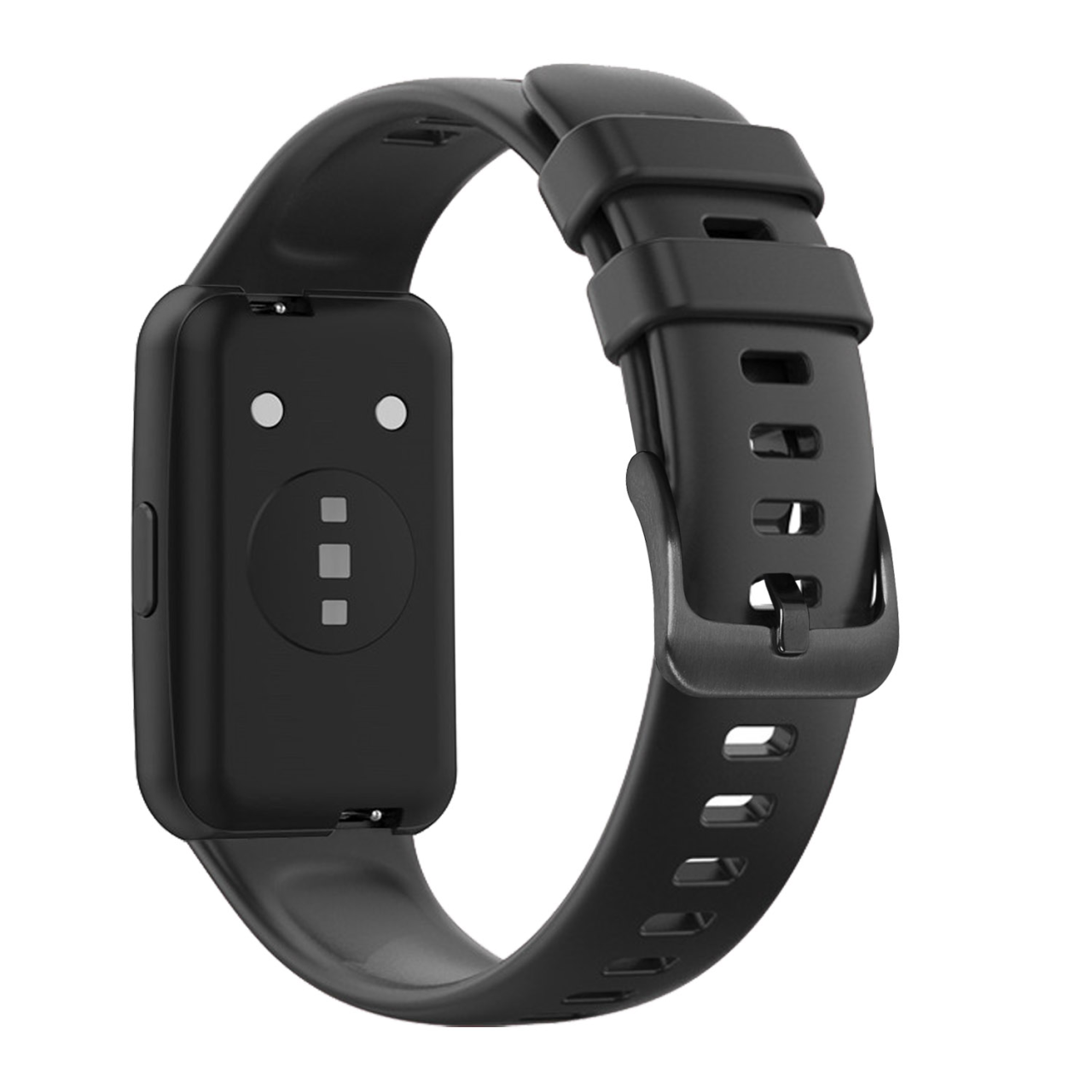 FIXED Silikonový řemínek Silicone Strap pro Huawei Band 7, černý
