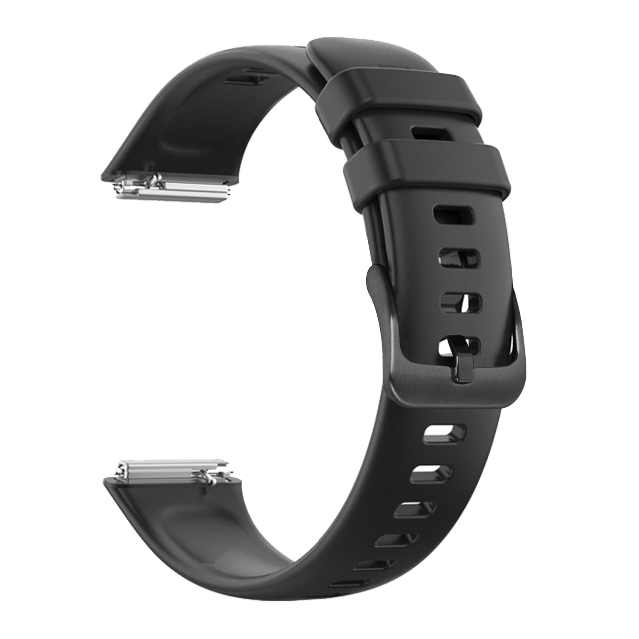 FIXED Silikonový řemínek Silicone Strap pro Huawei Band 7, černý
