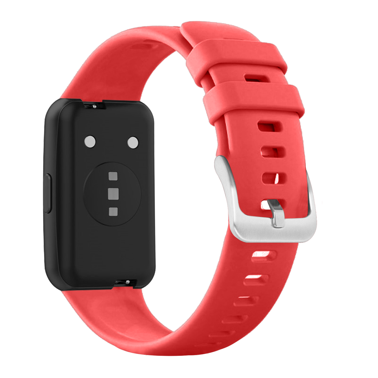 FIXED Silikonový řemínek Silicone Strap pro Huawei Band 7, červený