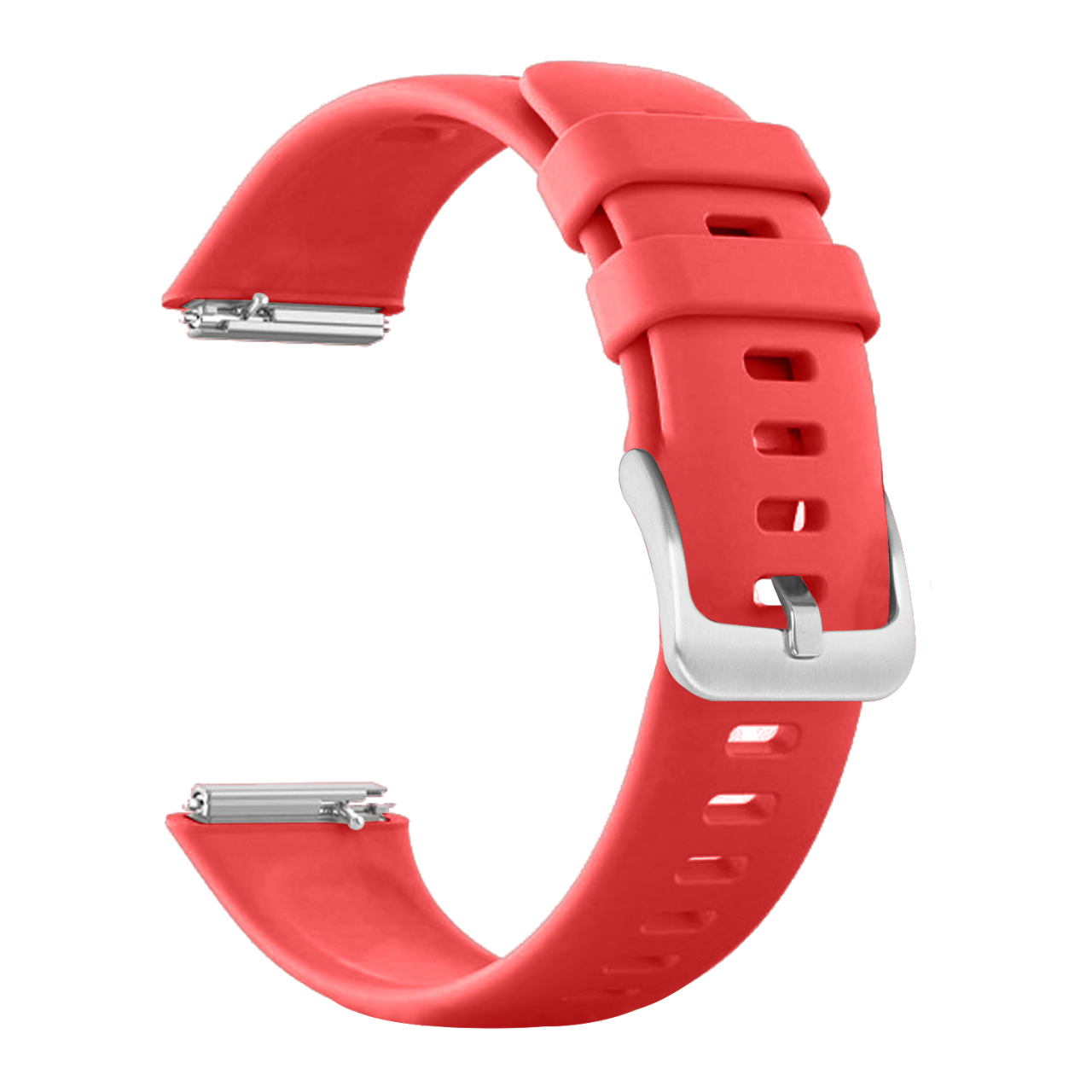 FIXED Silikonový řemínek Silicone Strap pro Huawei Band 7, červený