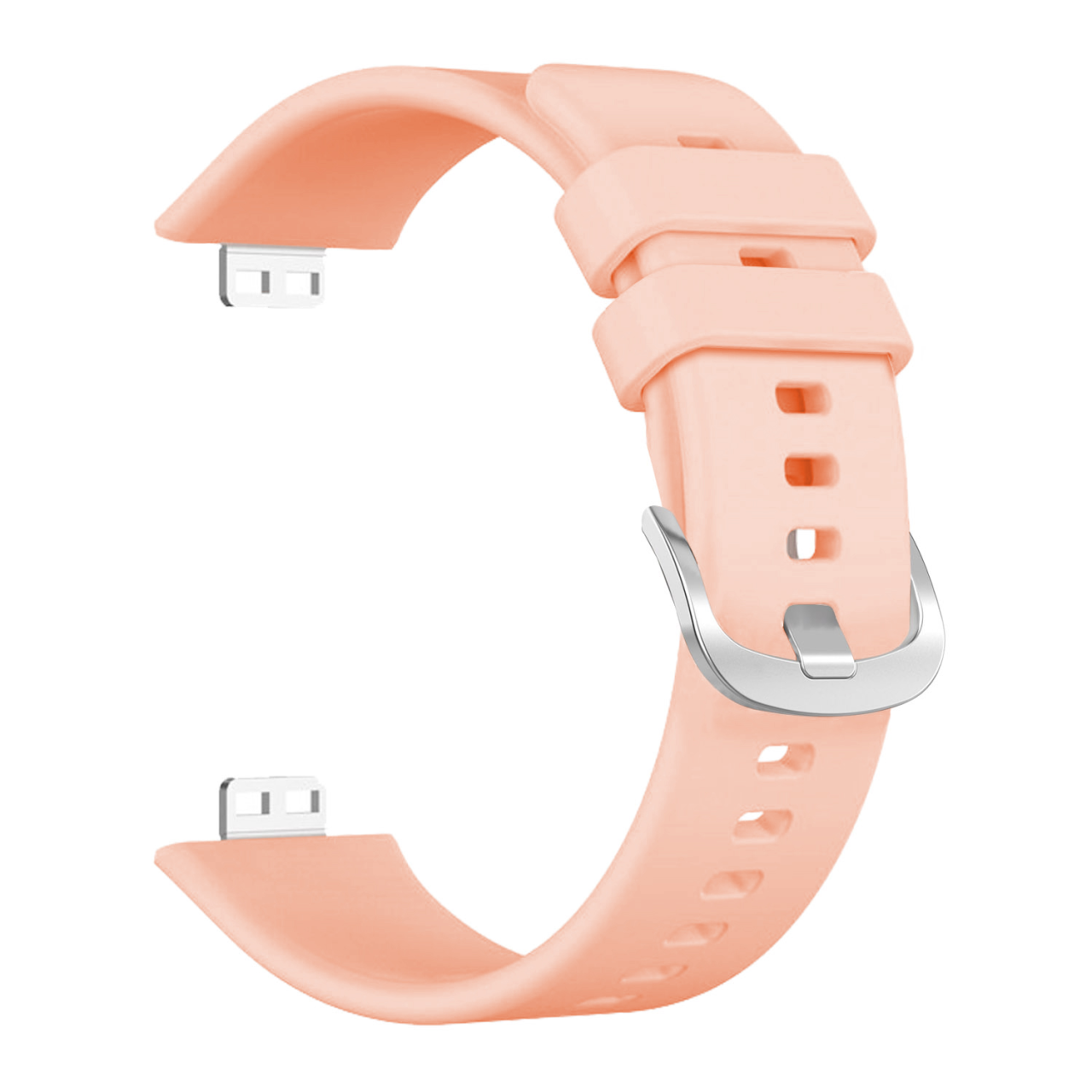 FIXED Silikonový řemínek Silicone Strap pro Huawei Watch FIT, růžový