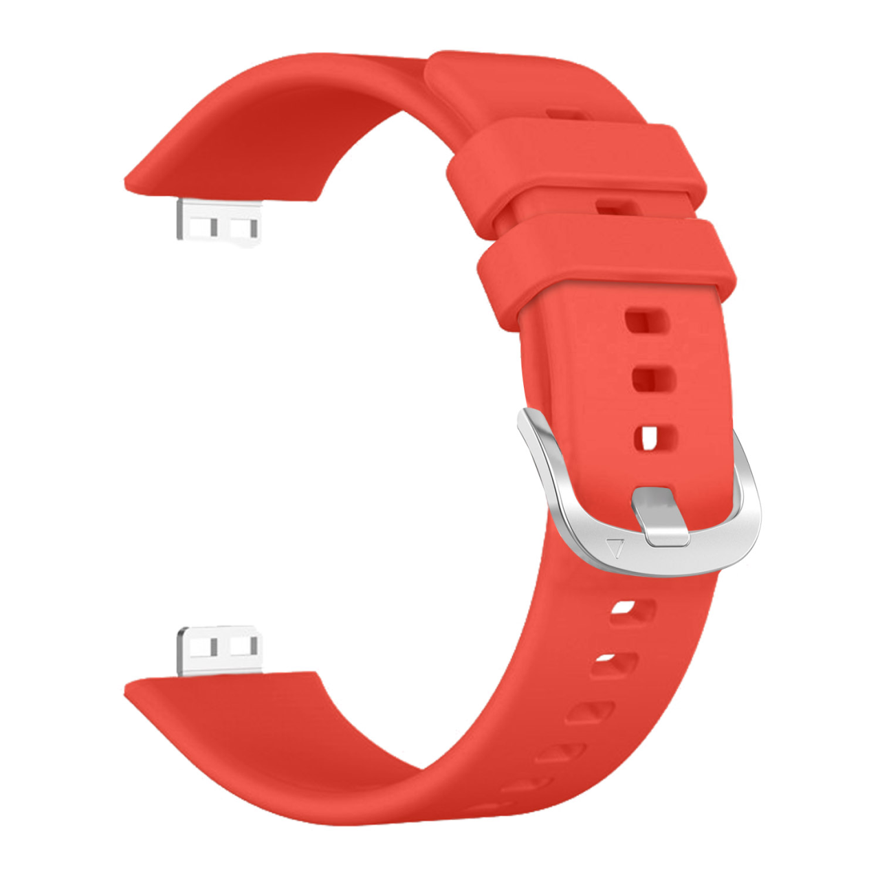 FIXED Silikonový řemínek Silicone Strap pro Huawei Watch FIT, červený
