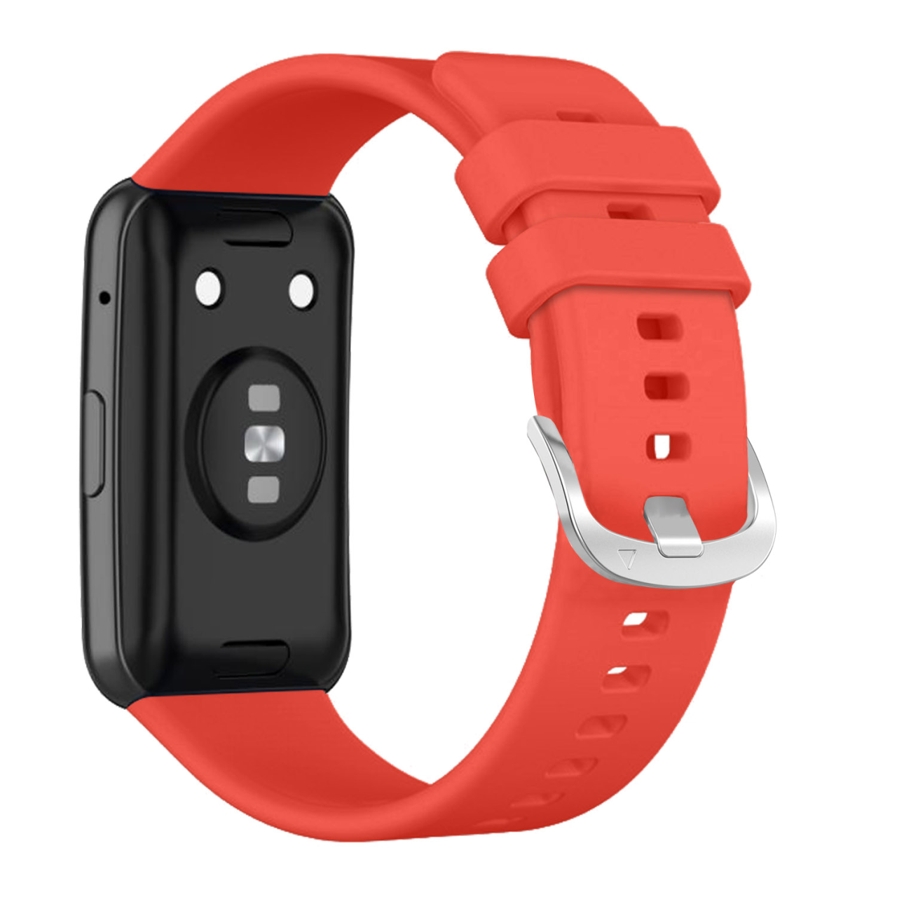 FIXED Silikonový řemínek Silicone Strap pro Huawei Watch FIT, červený