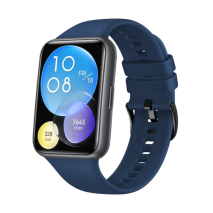 FIXED Silikonový řemínek Silicone Strap pro Huawei Watch Fit 2/Fit 2 Classic, modrý