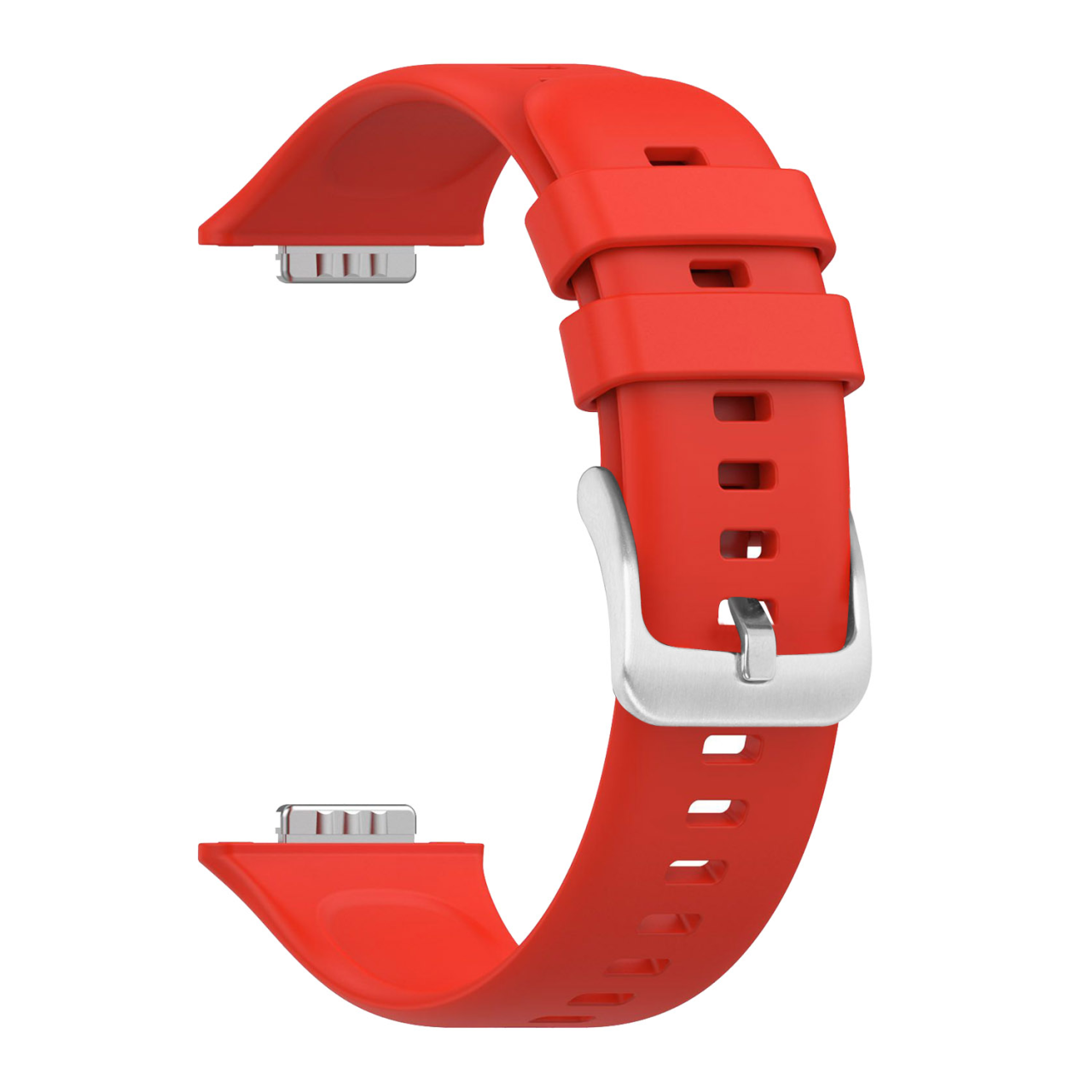 FIXED Silikonový řemínek Silicone Strap pro Huawei Watch Fit 2/Fit 2 Classic, červený