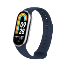 FIXED Silikonový řemínek Silicone Strap pro Xiaomi Mi Band 8/Smart Band 9, modrý