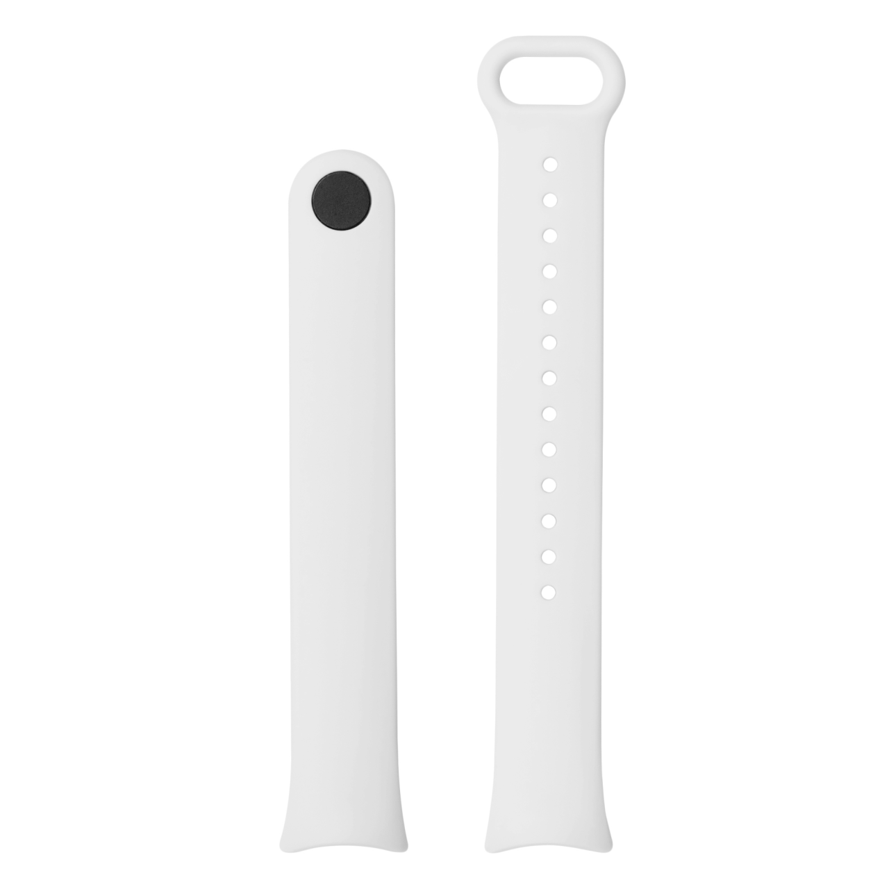 FIXED Silikonový řemínek Silicone Strap pro Xiaomi Mi Band 8/Smart Band 9, bílý