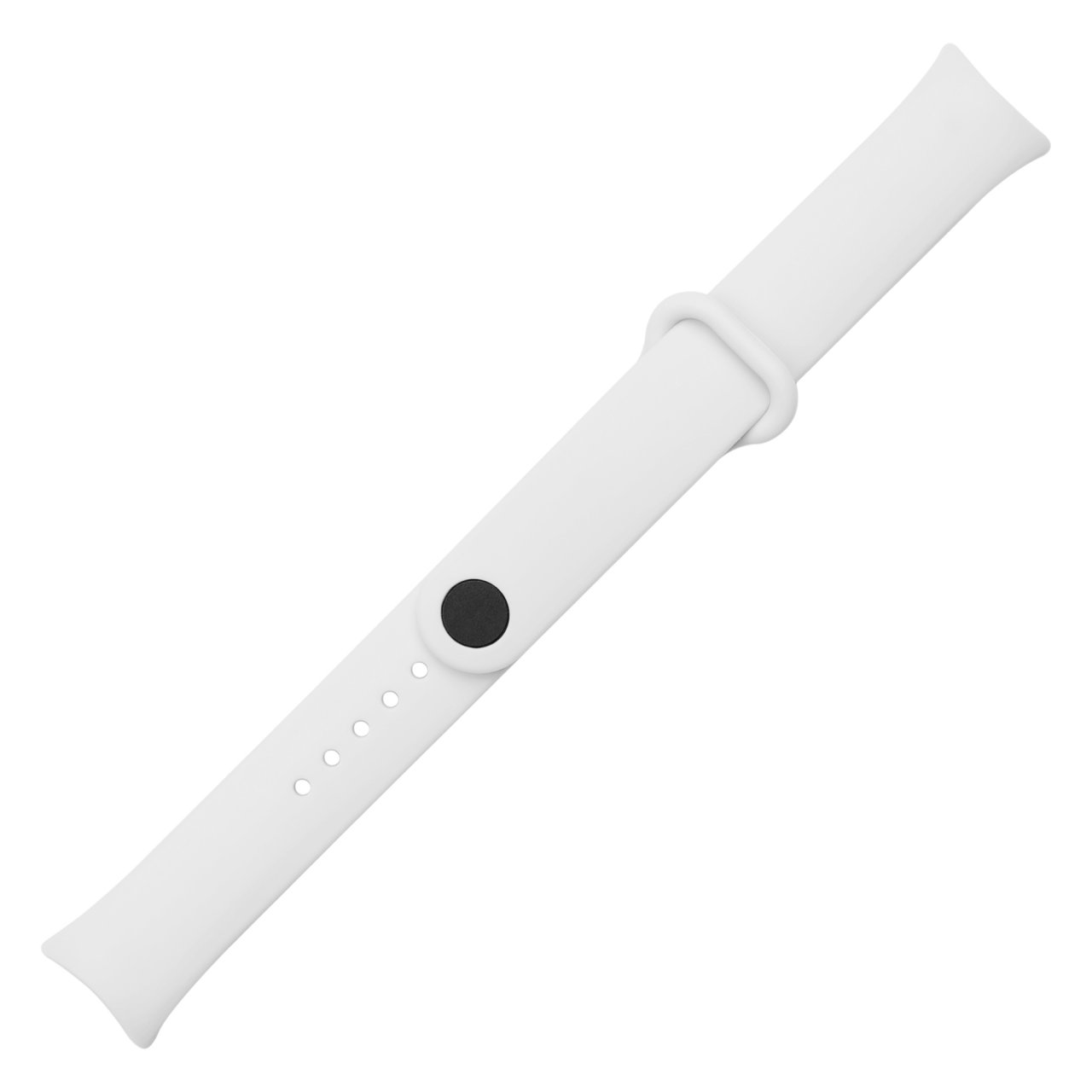 FIXED Silikonový řemínek Silicone Strap pro Xiaomi Mi Band 8/Smart Band 9, bílý