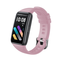 FIXED Silikonový řemínek Silicone Strap pro Honor Band 6/7, růžový