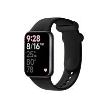 FIXED Silikonový řemínek Silicone Strap pro Xiaomi Redmi Watch 5/4, Smart Band 9 Pro/8 Pro, černý
