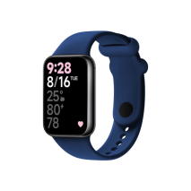 FIXED Silikonový řemínek Silicone Strap pro Xiaomi Redmi Watch 5/4, Smart Band 9 Pro/8 Pro, modrý