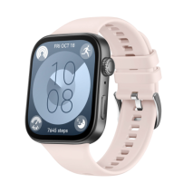 FIXED Silikonový řemínek Silicone Strap pro Huawei Watch FIT 3, růžový