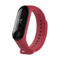 FIXED Silikonový řemínek Silicone Strap pro Xiaomi Mi Band 3/4, růžový