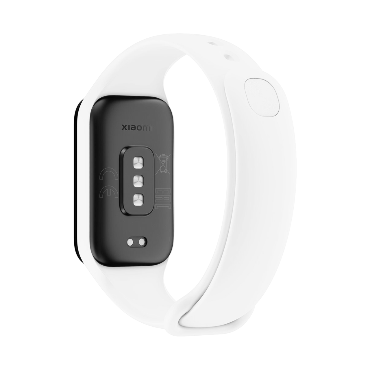 FIXED Silikonový řemínek Silicone Strap pro Xiaomi Smart Band 8 Active, bílý