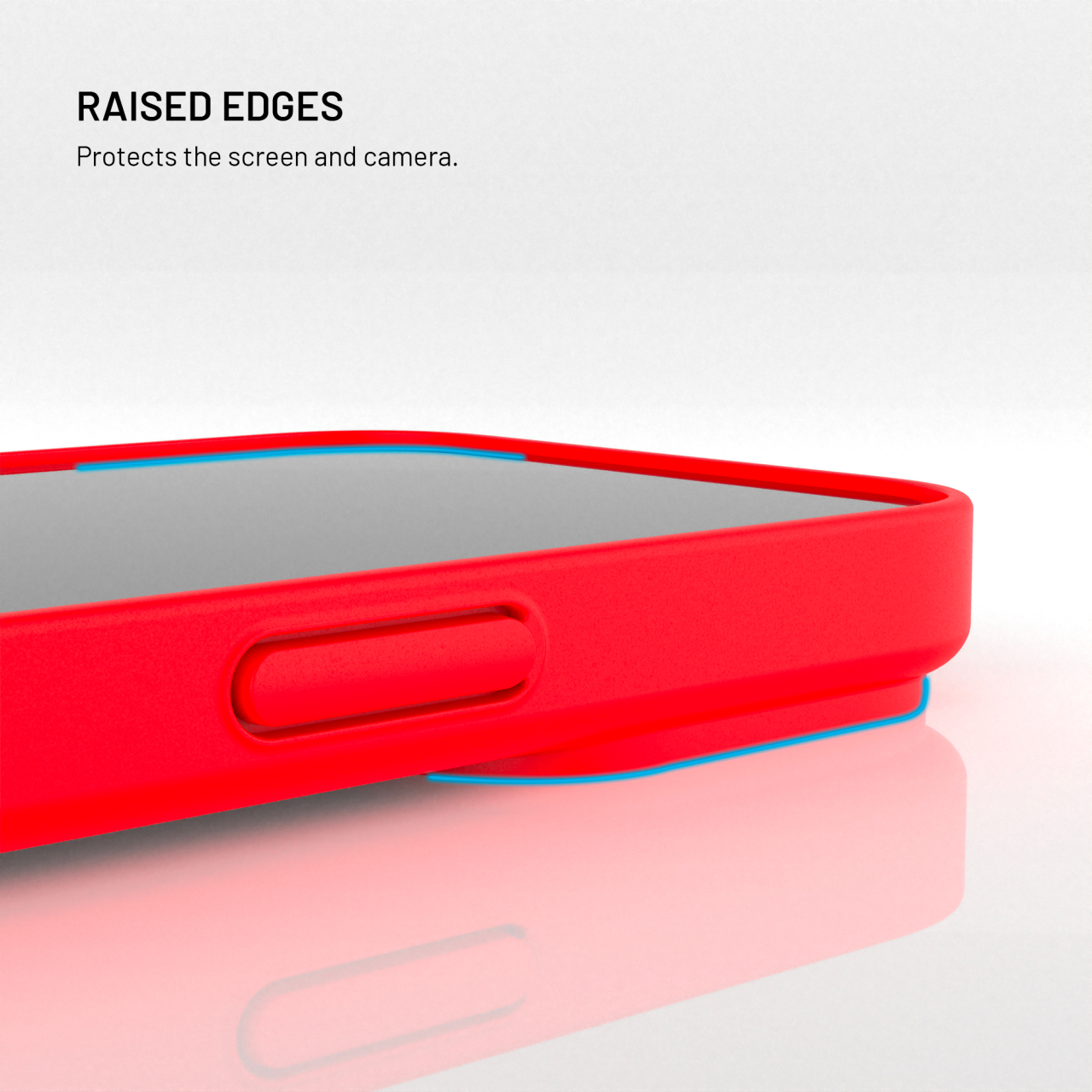 FIXED Zadní pogumovaný kryt Story pro Apple iPhone 16 Pro, červený